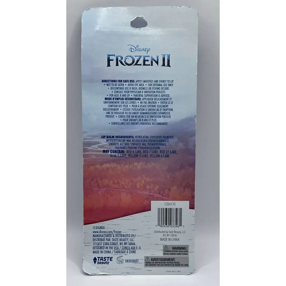 Disney Frozen II Softening Smoothening 8 Piece Set Lip Balms 2 oz Per Unit NEW